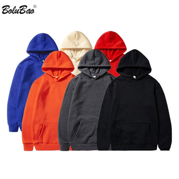 BOLUBAO Brand Men&#39;s Hoodies New Spring Male Jogging Hooded Sweatshirts Comfortable Solid Color Breathable Hoodies Sweatshirt Men