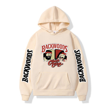 BACKWOODS Hoodie Men Women Jogging Tracksuit Sweatshirts Hoodies Hip Hop Streetwear Casual Fashion Oversized Men Clothing