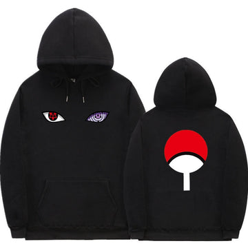 2021 Japanese Style Anime Hoodies Uchiha Uzumaki Hatake Eyes Printed Skateboard Sweatshirt Men/Women Pullover Hip Hop Streetwear