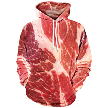 3d Meat Printed Hoodies Men Long Sleeve Drawstring Hooded Sweatshirt Pullover Tops Sudaderas Hombre Plus Size Sweatshirt Men