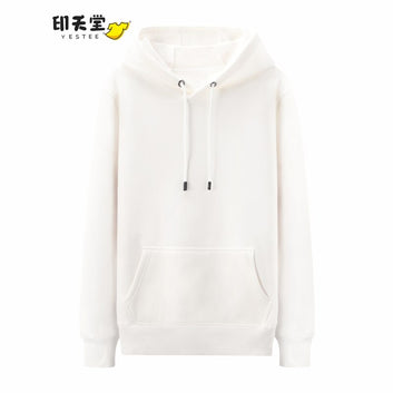 Customize with Own Logo Embroidery Hoodie Plain Unisex Sweatshirt 3D Print Personalized Team Family Long Sleeve Cotton Clothing