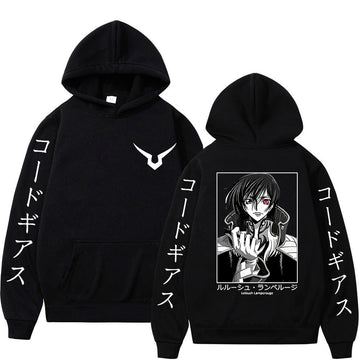 Anime CODE GEASS Hoodie Men&#39;s 2022 Spring and Autumn New Pullovers Lelouch Lamperouge Oversized Tracksuit Hooded Sweatshirt Tops