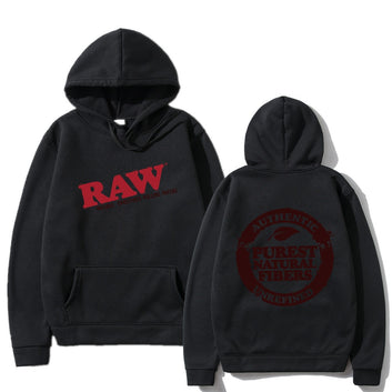 RAW Fashion Hoodie Men's Sweatshirt Fall Winter Hooded Harajuku Hip Hop Casual Men's Women Hoodie High Quality Pullover Hoodie