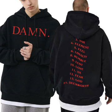 Rapper Damn Kendrick Lamar Pglang Mr Morale &amp; The Big Steppers Album Tracklist Hoodie Men Women Hip Hop Fashion Style Sweatshirt