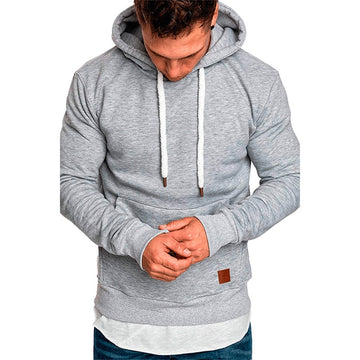 Covrlge Brand Men Hoodie 2020 Autumn Hip Hop Streetwear Men Pullover Sweatshirts Hoodies Mens Solid Color Hoodie Male MWW144