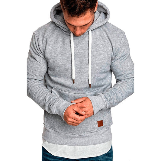 Covrlge Brand Men Hoodie 2020 Autumn Hip Hop Streetwear Men Pullover Sweatshirts Hoodies Mens Solid Color Hoodie Male MWW144