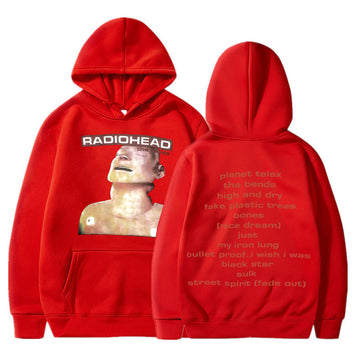 Vintage Rock Band Radiohead Hoodie Hip Hop Everything Music Album Print Sweatshirt Harajuku Streetwear Oversize Hoodies Teens