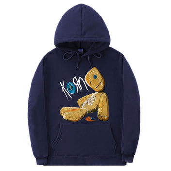 KORN ISSUES ROCK BAND NEW BLACK Streetwear Mens Alternative Metals Hoodie Men Women Vintage Oversized Hoodies Unisex Sweatshirt