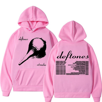 Deftones Adrenaline Graphic Hoodie Men Around The Fur Sweatshirt Male Chino Moreno Hoodies Men's Rock Diamond Eyes Streetwear