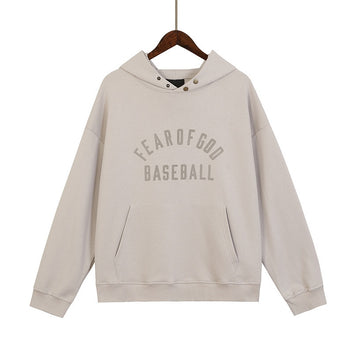 2022 Best Seller New Essentials Season 7 Mainline BASEBALL Hooded Pullover Sweatshirt High Street Hip Hop Loose Hoodies Tide