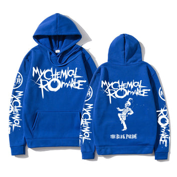 My Chemical Romance Double Sided Graphic Hoodies Streetwear Men Women Black Parade Punk Emo Rock Hoodie Men's Hooded Sweatshirt