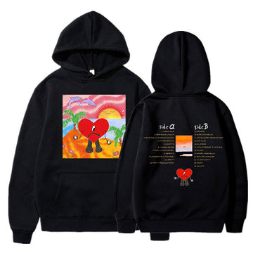 Bad Bunny Hoodies Men/women UN VERANO SIN TI Music Album Hoody Fashion Harajuku Hip Hop Streetwear Men&#39;s Hoodies Sweatshirt