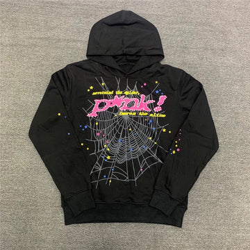 Hip Hop Web Puff Print Sp5der 555555 Hoodie Men Women 1:1 High Quality Young Thug Angel Spider Sweatshirts Heavy Fabric Pullover