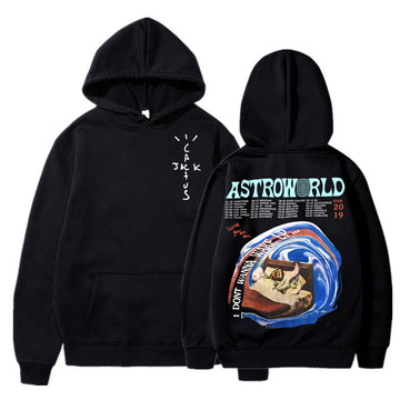 Cactus Jack Hip Hop Rapper Hoodie Streetwear Astroworld Hooded Sweatshirt Premium Print Tops Men Women Cotton Harajuku Hoodies