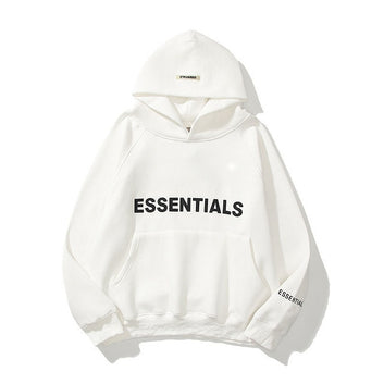 Essentials Hoodies Men's and Women's Sweatshirt Reflective Letter Print Fleece Hoodie Fashion Hip Hop Street Sweatshirt