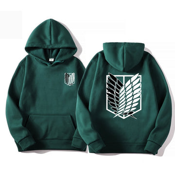 Attack on Titan Men&#39;s Hoodie Anime Hoodies Men Women Streetwear Pullover Harajuku Hoodies Sweatshirt Clothes