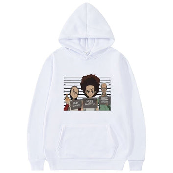 Funny The Boondocks Huey and Riley Hoodie Men Women Oversized EU Size Hoodies Sweatshirt Unisex Hooded Sweatshirts Streetwear