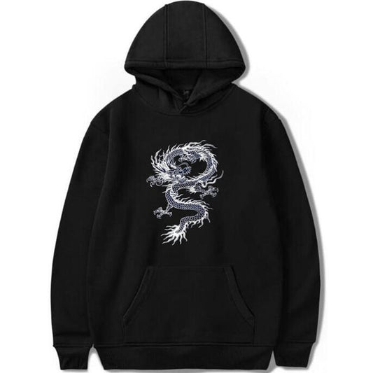 Jacket Coat Chinese Casual Hop Dragon Sweatshirts Print Plus Hip Brand Size Hoody Hoodie Men's High-end Hoodies Street