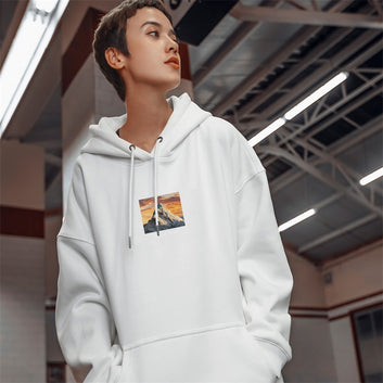 Retro Hip Hop Letter Graphic Printing Fleece Hoodies for Men High Street Loose Casual Hooded Sweatshirts Autumn Male Pullover