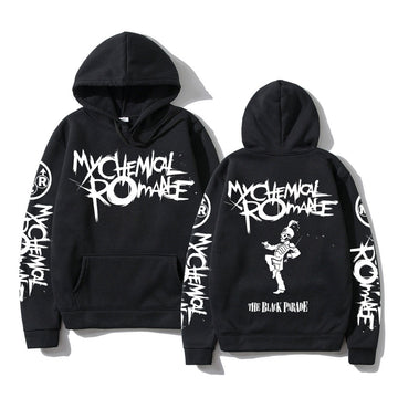 My Chemical Romance Double Sided Graphic Hoodies Streetwear Men Women Black Parade Punk Emo Rock Hoodie Men&#39;s Hooded Sweatshirt