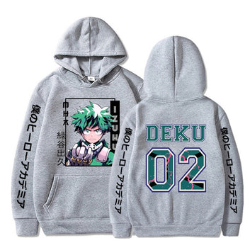 My Hero Academia Hoodie Cool Deku Graphic Print Pullover Unisex Fashion Personality Sweatshirt Casual Streetwear Anime Hoodie